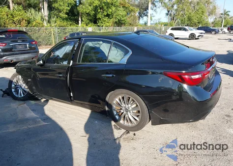 2019 Infiniti Q50 3.0T Luxe from USA, damaged, VIN JN1EV7AP8KM514477